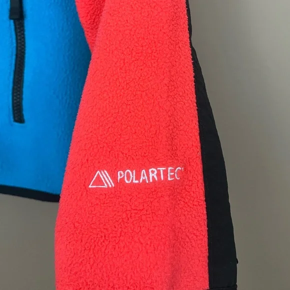 {The North Face} Unisex Denali Fleece Polartec Jacket Colorblock - Youth Large - Picture 5 of 12
